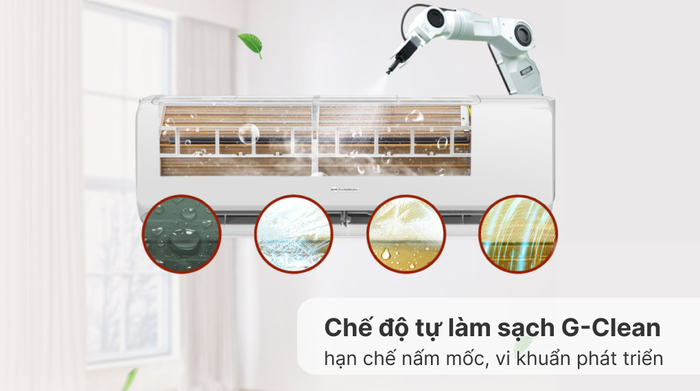 Máy lạnh Gree Inverter 1 HP CHARM9CI - Tiện ích