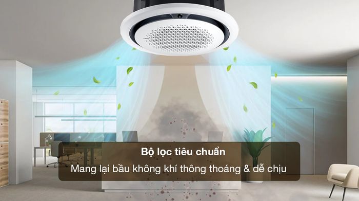 Máy lạnh âm trần Cassette Samsung Inverter 4 HP WindFree AC120TN4DKC/EA - Kết nối wifi