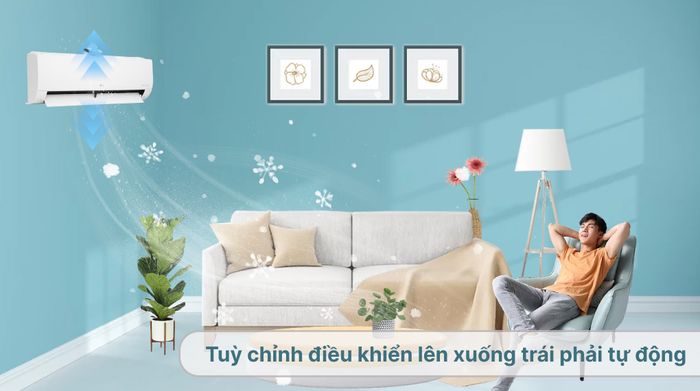 Máy lạnh LG Inverter 1 HP V10APFP - Cơ chế thổi gió
