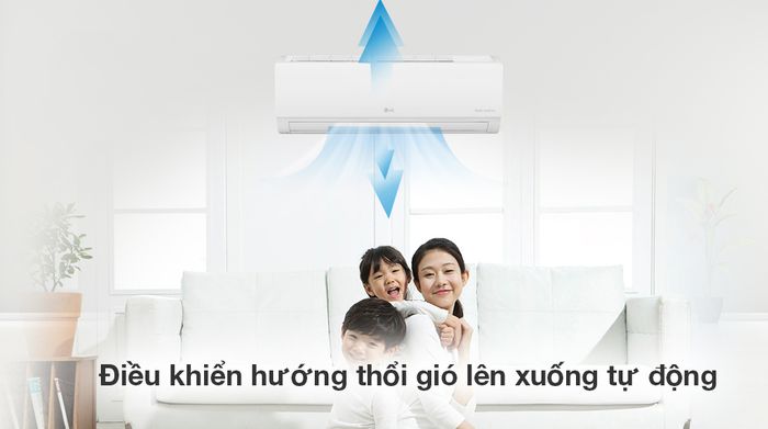 Máy lạnh LG Inverter 1 HP V10WIN - Cơ chế thổi gió
