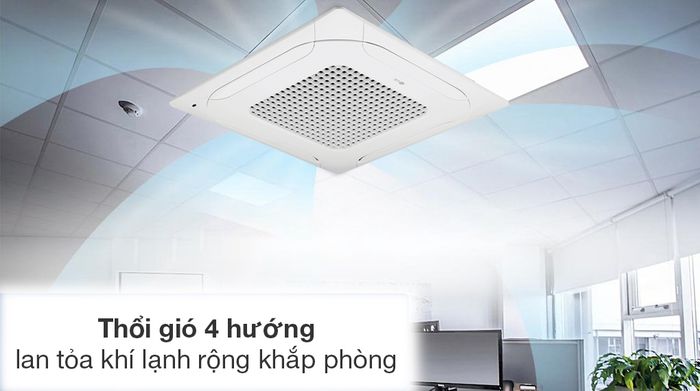 Máy lạnh âm trần LG Inverter 4 HP ZTNQ36LNLA0 (3 Pha) - Cơ chế thổi gió