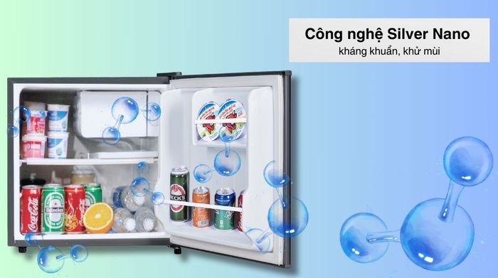 Tủ lạnh Funiki 46 lít FR-51CD - Công nghệ khử mùi