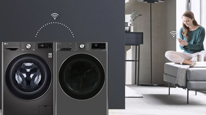 Máy sấy bơm nhiệt LG 10.5 kg DVHP50B - Tiện ích