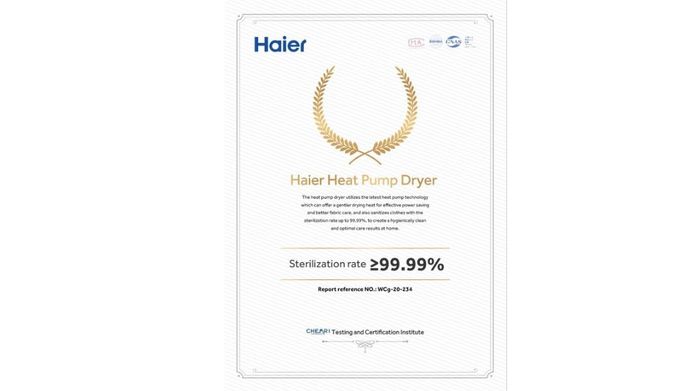 Máy giặt Aqua Inverter 11 kg AQW-DR110JT BK - Giấy chứng nhận