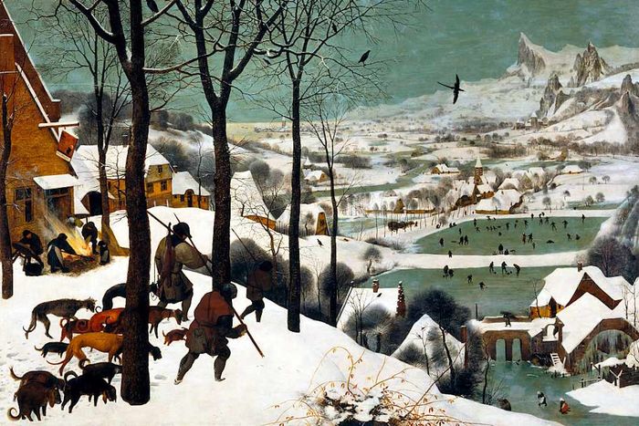 Pieter Brueghel the Elder’s iconic painting, Hunters in the Snow (Winter)