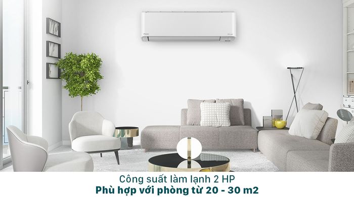 Máy lạnh Daikin Inverter 1.5 HP FTKZ35VVMV - Công suất