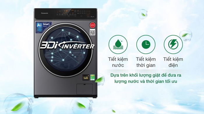 Máy giặt sấy Panasonic Inverter 9 kg NA-S96FC1LVT - Công nghệ tiết kiệm điện