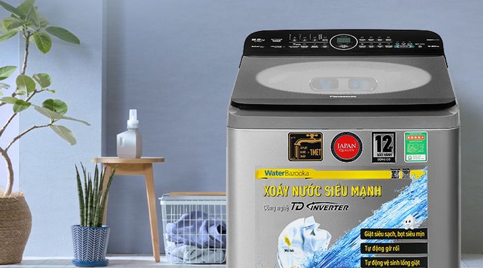 Sấy gió 90 phút -Máy giặt Panasonic Inverter 9.5kg NA-FD95X1LRV