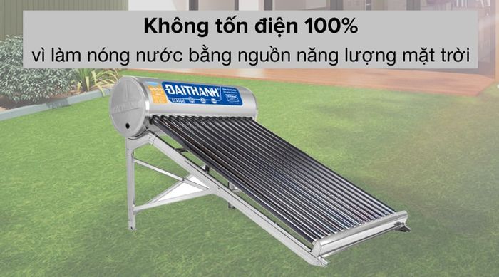 Máy nước nóng năng lượng mặt trời Đại Thành 160 lít Classic 58-15 - Không tốn điện
