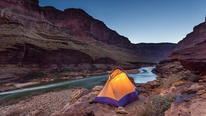 Tent at Blacktail Campground