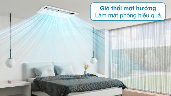 Máy lạnh âm trần 1 hướng LG Inverter 2 HP ZTNQ18GTLA0 - Cơ chế thổi