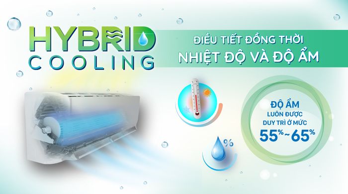 Máy lạnh Daikin Inverter 2 HP FTKZ50VVMV - Hybrid Cooling