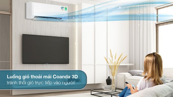 Máy lạnh Daikin Inverter 1.5 HP FTKY35WMVMV - Cơ chế thổi gió