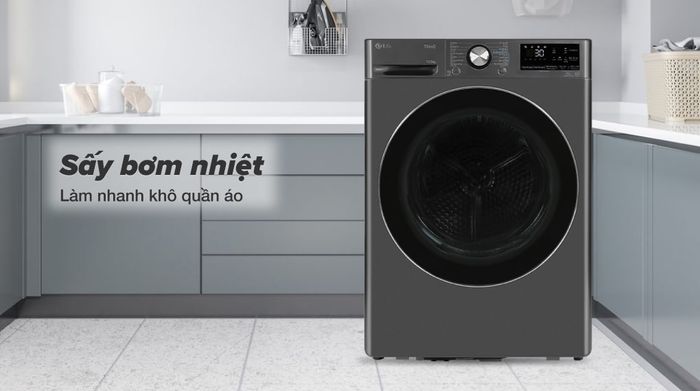 Máy sấy bơm nhiệt LG 10.5 kg DVHP50B - Sấy bơm nhiệt