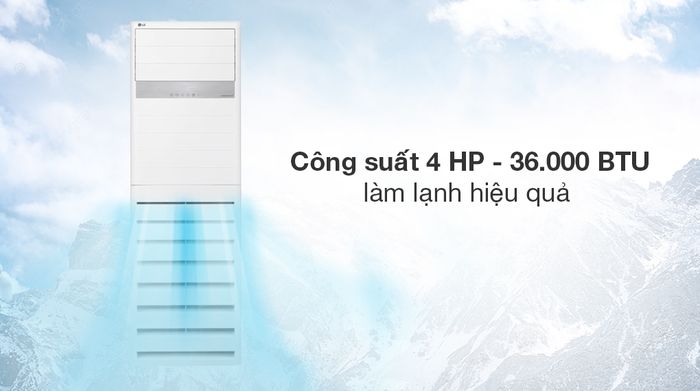 Máy lạnh tủ đứng LG Inverter 4 HP ZPNQ36LR5A0 (3 Pha) - Công nghệ làm lạnh