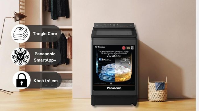 Máy giặt Panasonic Inverter 18 kg NA-FD180W3BV - tiện ích