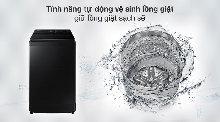 Máy giặt Samsung Inverter 14 kg WA14CG5886BVSV - Tiện ích