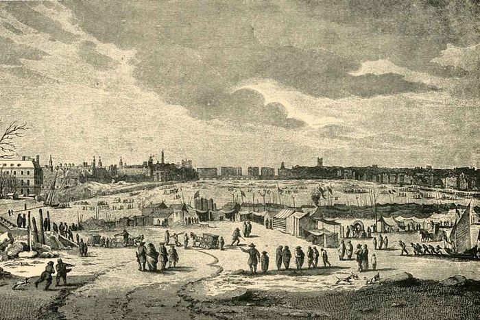 Frost Fair On The Thames