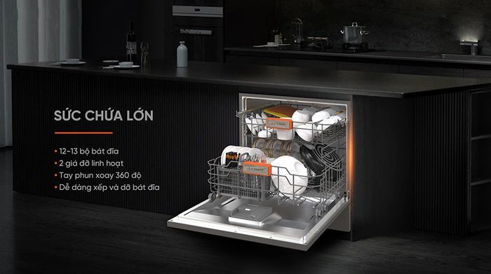 Máy rửa chén độc lập Junger Leopard DWJ-103 - Công suất hoạt động