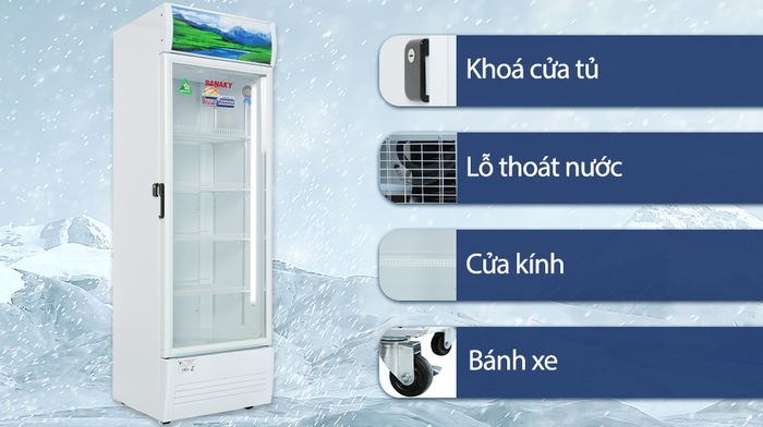 Tủ mát Sanaky 400 lít VH-4089K