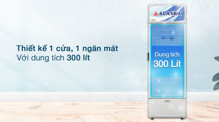 Tủ mát Alaska Inverter 300 lít LCI-300DX - Tổng quan thiết kế