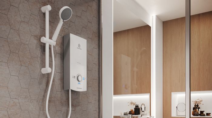 Nhỏ gọn, đẹp mắt - Máy nước nóng trực tiếp Ariston 4500W AURES PREMIUM 4.5P PEARL