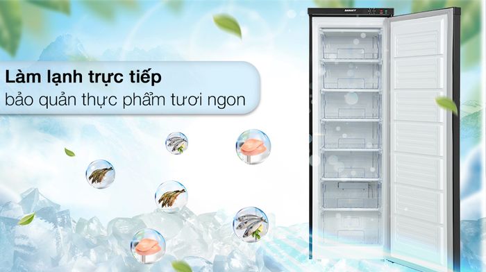 Tủ đông Sanaky Inverter 213 lít TD.VH230VD3 - Công nghệ làm lạnh