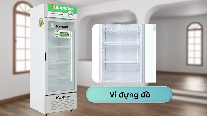 Tủ mát Kangaroo 288 lít KG359AT - Tiện ích