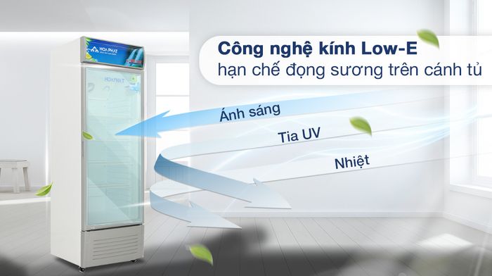 Kính LowE - Tủ mát Hoà Phát 280 lít HSR S6280