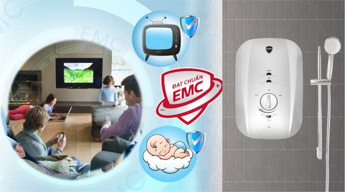Máy nước nóng trực tiếp Ferroli 4500W MIDO-MSN 4.5S - Tiêu chuẩn EMC