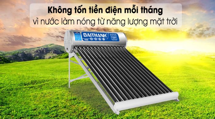 Máy nước nóng năng lượng mặt trời Đại Thành 160 lít Vigo 58-15 - Không tốn tiền điện