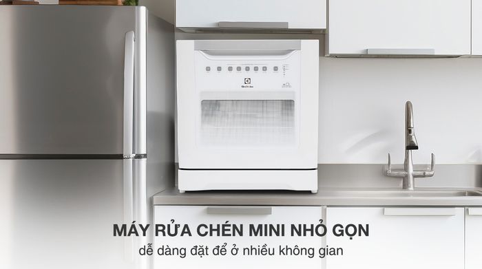 Thiết kế Máy rửa chén mini Electrolux ESF6010BW