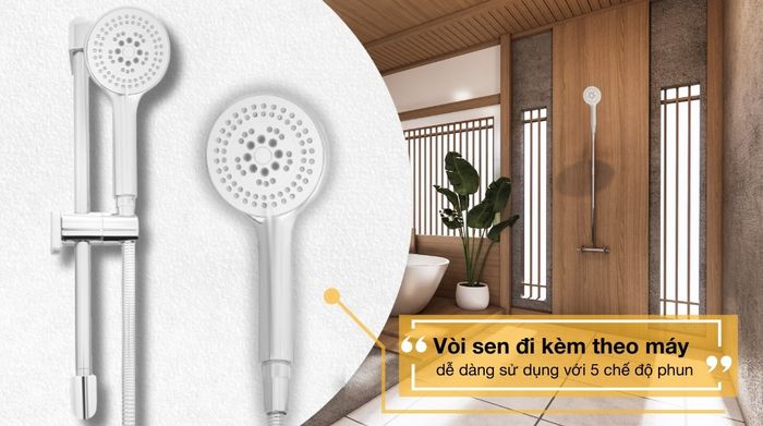 Máy nước nóng trực tiếp Comfee 4500W CWH-45MVNVN(W)-CB - Các tiện ích đi kèm