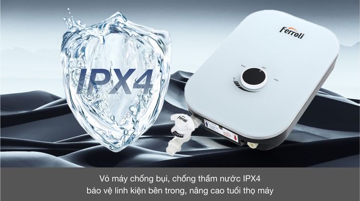 Máy nước nóng trực tiếp Ferroli 4500W MIDO-MXP 4.5S - IPX4