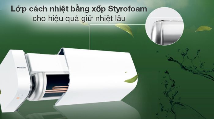 Máy nước nóng gián tiếp Panasonic 15 lít DH-15HBMVW - Khả năng tiết kiệm điện