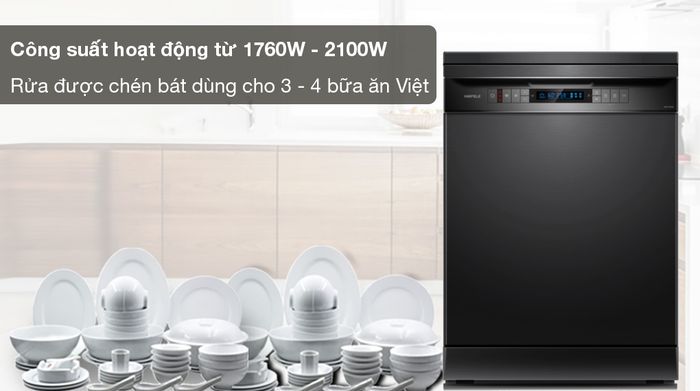 Máy rửa chén độc lập Hafele HDW-F605B (535.29.660) - Công suất