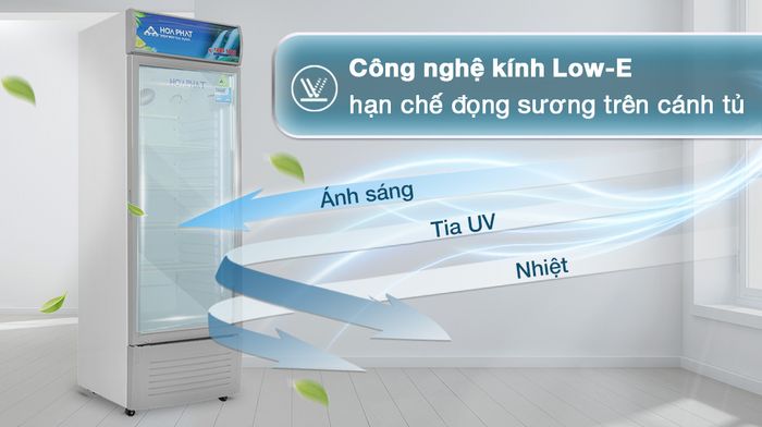 Tủ mát Hoà Phát 242 lít HSR S6242 - Low E