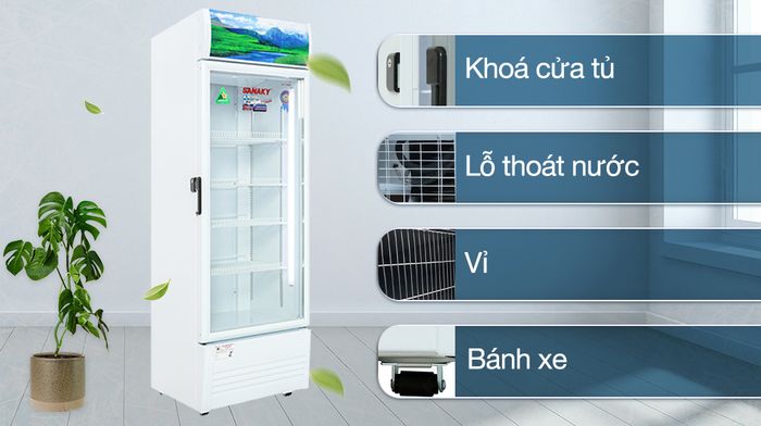 Tủ mát Sanaky Inverter 350 lít VH-3589K3 - Tiện ích
