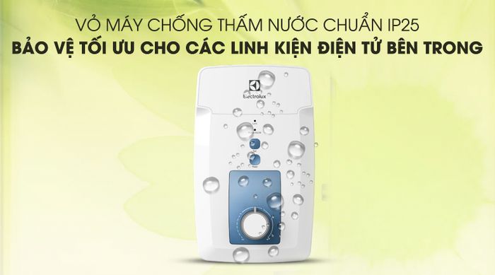 Chuẩn chống nước IP25 - Máy nước nóng Electrolux EWE451GX-DWB