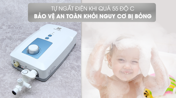 Ngắt khi quá nhiệt - Máy nước nóng Electrolux EWE451GX-DWB
