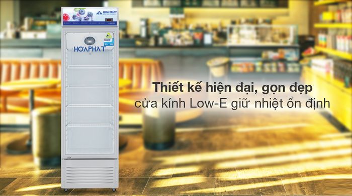 Tủ mát Hoà Phát 195 lít HSR D6195 - Thiết kế