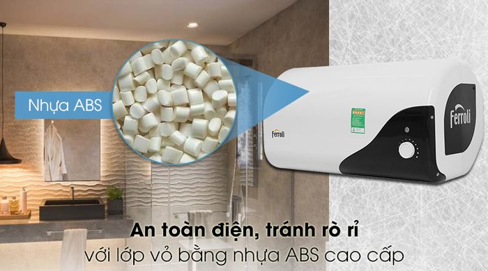 Bình nước nóng 30 lít Ferroli MIDO-DE 30L - Vỏ nhựa ABS
