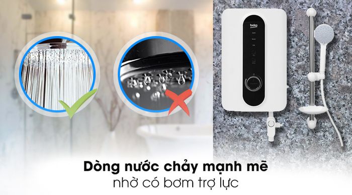 Máy nước nóng Beko BWI45S2D-213 4500W - Bơm trợ lực