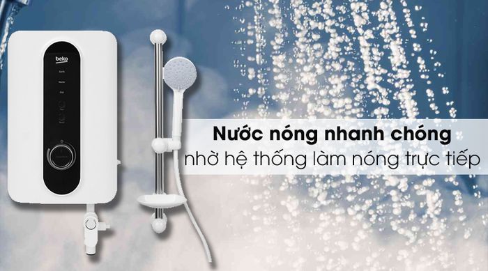Máy nước nóng Beko BWI45S2D-213 4500W - Làm nóng trực tiếp
