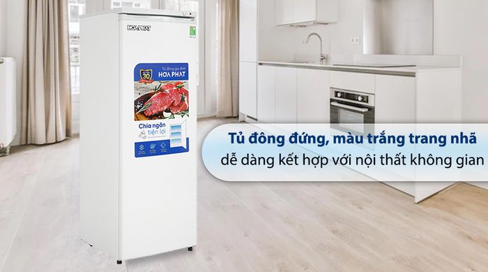 Tủ đông Hòa Phát 208 Lít HPF UAH6208 - Tổng quan thiết kế