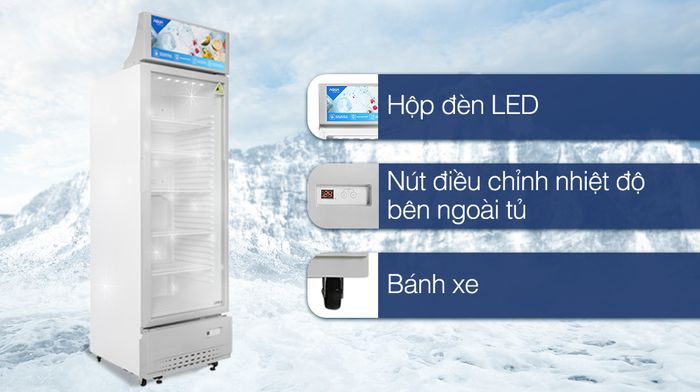 Tủ mát Aqua 320 lít AQS-AF440S - Tiện ích