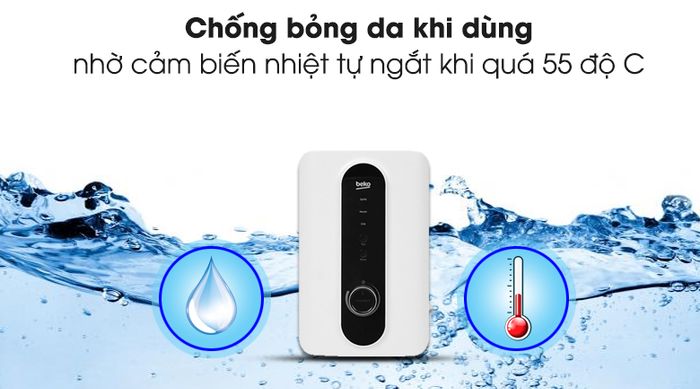 Máy nước nóng Beko BWI45S2D-213 4500W - Cảm biến nhiệt độ