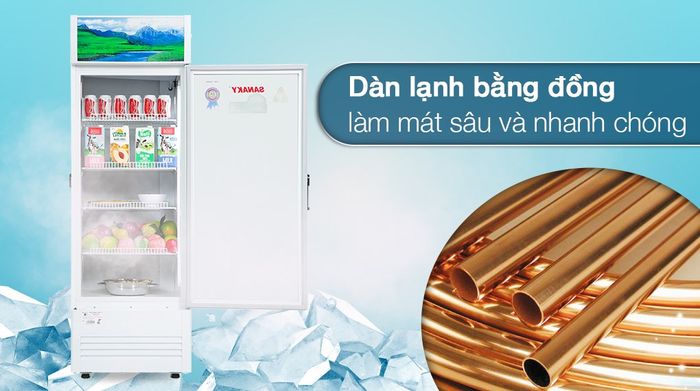 Tủ mát Sanaky 300 lít VH-3089K - Công nghệ tiết kiệm điện
