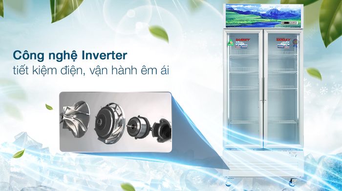 Tủ mát Sanaky Inverter 700 lít VH-8009HP3 - Công nghệ tiết kiệm