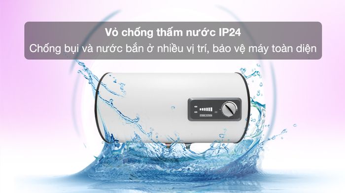 Máy nước nóng gián tiếp Stiebel Eltron 80 lít ESH 80 H Plus T-VN - Vỏ chống thấm nước IP24 bảo vệ máy toàn diện